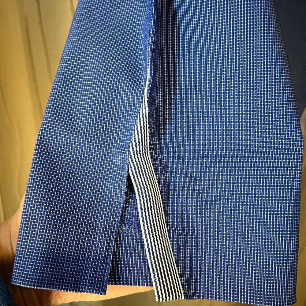 NWT Rafaella Blue Pull On Stretch Capri Pants, Size 4